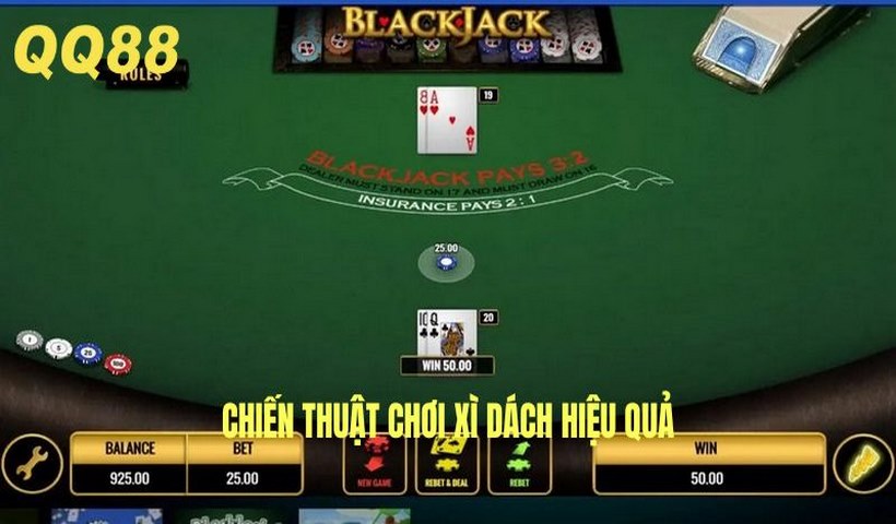 Mẹo thắng Blackjack online QQ88